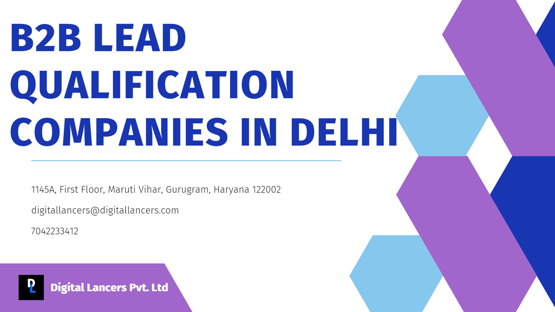 B2B Lead Qualification Companies in Delhi